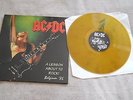 AC/DC A Lesson About To Rock  Coloured Vinyl LP - Rare  Live - Exc. Cond