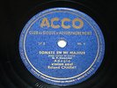 78RPM ROLAND CHARMY VIOLON SEUL HAENDEL SONATE AVEC PARTITION