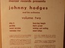 JOHNNY HODGES 'VOLME TWO' JAZZ MERCER 10