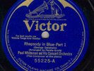176e.  George Gershwin - Rhapsody in Blue, parts 1 & 2 - Victor 55225 (acoustic)