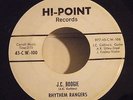 RHYTHEM RANGERS j. c. boogie HI-POINT 100 private ROCKABILLY BOP INSTRO 45 hear