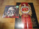 SLAYER SOUTH OF HEAVEN GREEN LP INSERT + POSTER 2014 ISSUE #521 sodom kreator