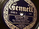 Gennett 5102 New Orleans Rhythm Kings-Wolverine Blues/Weary Blues-Richmond 1923
