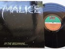 KLP206 - Malice - In the Beginning... (781 250-1) German LP, atlantic 1985