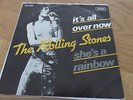 ROLLING STONES IT'S ALL OVER NOW/SHE'S A RAINBOW RARE DUTCH PICTURE SLEEVE DECCA