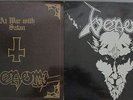 VENOM mit 2 LPs Black Metal und At War with Satan