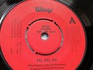 PAUL McCARTNEY & WINGS - HI, HI, HI / C MOON  RARE 1972 EMI APPLE DEMO 7