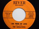 SENSATIONS 45 The price of love/ Don't take your love RIVER M- Doowop Dm252