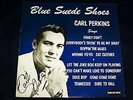 CARL PERKINS LP CARL PERKINS BLUE SUEDE SHOES SIGNED ON FRONT OFF THE ALBUM