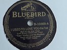 Fats Waller - 78rpm single 10-inch –Bluebird #B-10369 I Used To Love You