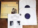 BACH Sonatas for Violin & Harpsichord.LAUTENBACHER.GALLING. 2 lp NM . stereo VOX