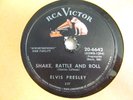 ELVIS PRESLEY Shake Rattle & Roll 78 RCA 6642 50s rock n roll rockabilly VG+