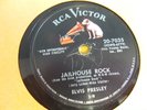 ELVIS PRESLEY Jailhouse Rock 78 RCA 7035 50s rock n roll rockabilly VG++