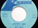 THE LA-RELLS 45 Everybody Knew / Please Be Fair VG++ Doo Wop ORIGINAL dm289