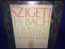 VANGUARD BG 627-9 *SZIGETI* J.S.BACH: 6 SONATAS & PARTITAS FOR SOLO VOLIN* 3 LP
