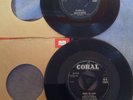 CHARLIE GRACIE - 2 rare UK SINGLES 1959 / ROCK 'N' ROLL / ROCKABILLY / CORAL 