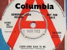 THE CLEFTONES LOVER COME BACK TO ME DOO WOP DB 4988 COLUMBIA DEMO 45 SUPERB EX+