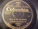 Burnett and Rutherford - 1927 - Billy In The Low Ground - Columbia 15209