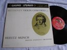 N Mint Heifetz/Munch Beethoven Violin Conc in D RCA Living Stereo orig 1959