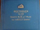 FLONZALEY QUARETET / BEETHOVEN quartet no 16 / HMV