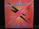 RAVEN WIPED OUT NEAT 1004 AUTOGRAPHED BRITISH IMPORT RECORD- COLORED VINYL