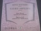 OISTRAKH - YAMPOLSKY - CESAR FRANCK - SZYMANOWSKI - COLUMBIA 33CX 1201 B/G LP
