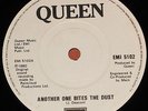 QUEEN ANOTHER ONE BITES THE DUST  WHITE LABEL BLACK TEXT 7