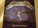 Metallica Ride the Lightning original Elektra vinyl record
