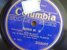 FRANCIS PLANTE /  MENDELSSOHN / COLUMBIA D 13057