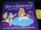 Disneyland ALICE IN WONDERLAND ALL The Songs LP VERY CLEAN 60s LP Yellow Labels