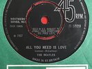 THE BEATLES -All You Need Is Love- No TV Reference/4 Prong Centre UK /Rare Vinyl