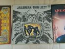 3 Thin Lizzy Vinyl LPs - Johnny The Fox, Jailbreak, Live And Dangerous