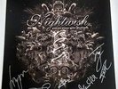 NIGHTWISH Endless Forms Most Beautiful FULLY SIGNED Vinyl Floor Jansen AUTOGRAPH