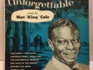 NAT KING COLE UNFORGETTABLE ULTRA-RARE ORIG'54 CAPITOL 10