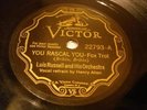 JAZZ LUIS RUSSELL ORCH You Rascal You/BENNIE MOTEN That Too, Do VICTOR 22793