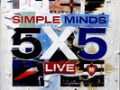 Simple Minds 5X5 Live tour programme UK TOUR PROGRAMME 2012