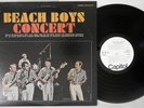 BEACH BOYS CONCERT CAPITAL ECS-80200 Japanese Pressing PROMO Vinyl LP