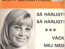 EUROVISION Spain 1965 SWEDISH cover Britt Bergström 7'' Conchita Bautista