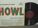 ALLEN GINSBERG Howl, original Fantasy red vinyl LP, 1959, VG/VG-, rare