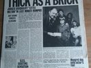 Jethro Tull Thick As a Brick 1st Uk fold out newspaper green chrysalis island i