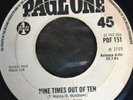 MURIEL DAY 'NINE TIMES OUT OF TEN' PAGE ONE DEMO VG 60'S RnB RARE NORTHERN SOUL