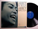 ABBEY LINCOLN abby is blue - EX/VG++ DG MONO RIVERSIDE 12-308 female jazz vocal