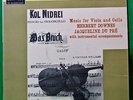 CSD 1499 DU PRE MUSIC FOR VIOLA AND CELLO Green/Gold LP **RARE** EXCELLENT COPY