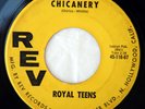 HEAR Royal Teens 45 Chicanery/Tears In My Eyes REV 116-67 garage psych acid