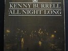 Kenny Burrell - All Night Long LP VG PRP 7289 Mono 1964 Yellow Lbl Vinyl Record