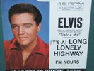 Elvis Presley 47-8657 Long Lonely Highway 45 W/ Sleeve NM