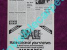 SPACE MAGIC FLY 1977 Music Week Advert DIFFERENT RARE like poster flyer