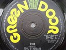 SOUL SYNDICATE Riot / Smoke Without Fire RARE ORIGINAL 1972 UK GREEN DOOR 7