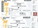 RENAUD - 2 PLACES DE CONCERT 44,5 euros/Pièce - FOREST 8/11/2016 20Heures