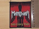 Manowar Into Glory Ride woven patch sew on vintage collectors piece rare